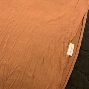 Solly Baby tan mauve burnt orange baby wrap - EUC